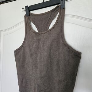 Lululemon Ribbed Crop Top Sports Bra